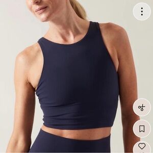 Athleta Midnight Blue Crop Top